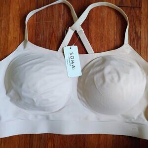 Soma Intimates Enbliss Luxe Adjustable Tan Colored Bralette Size: L [NWT]